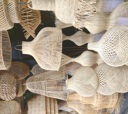 Rattan Lampshades